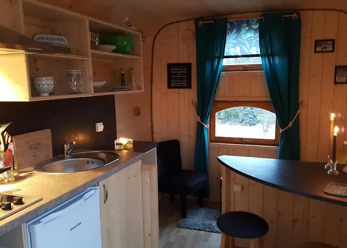 Ma Roulotte Sous Les Chenes- Au Naturel Raon-aux-Bois