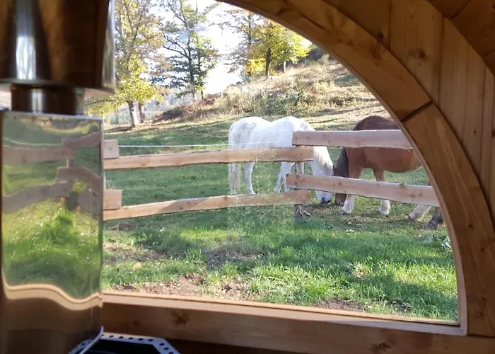 Ma Roulotte Sous Les Chenes- Au Naturel シャレー