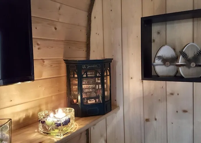 シャレー Ma Roulotte Sous Les Chenes- Au Naturel *